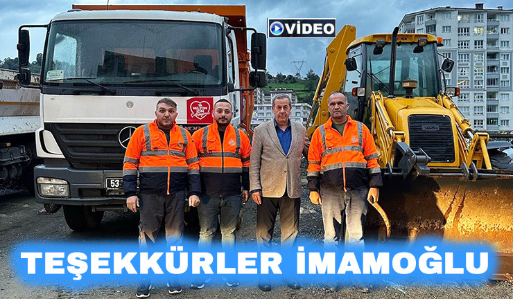 İBB’den Pazar Belediyesine Araç ve İş Makinesi Desteği 