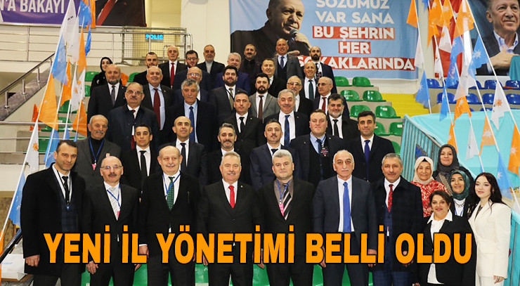 Rize AK Parti’de Yeni İl Yönetimi Belli Oldu