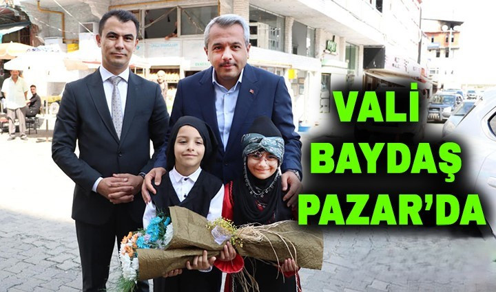 Vali Baydaş Pazar İlçesine Ziyarette Bulundu