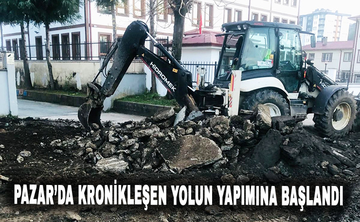 Yıllardır Yapılması Beklenen Yol Betonlama Çalışmasına Başlandı